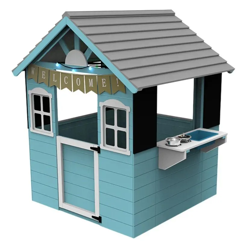 Dečija drvena kućica za igru KINDER HOME sa kuhinjom