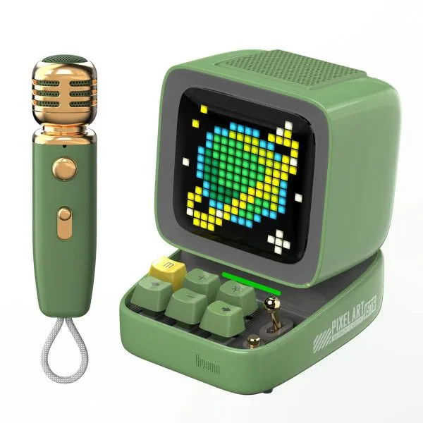 DIVOOM Bežični Bluetooth zvučnik DitooMic/ zelena