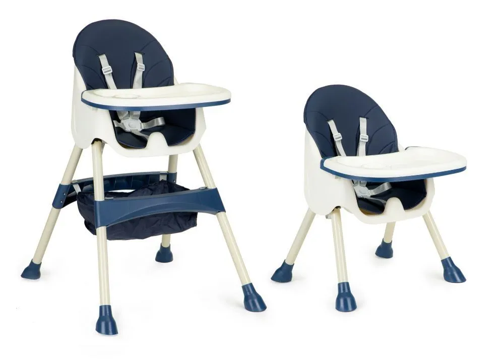ECO TOYS Hranilica za bebe 2u1/ bela/plava