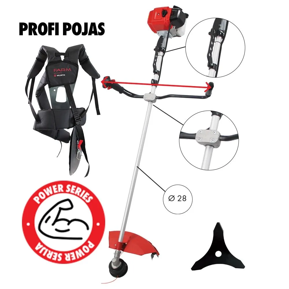 FARM Motorni trimer za travu Power FT52PS