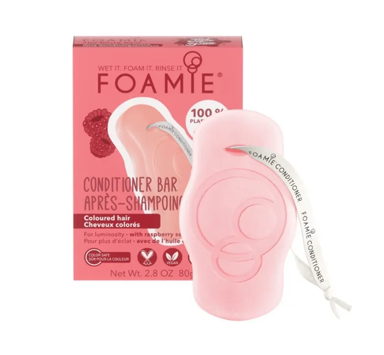 Foamie čvrsti regenerator za farbanu kosu - malina