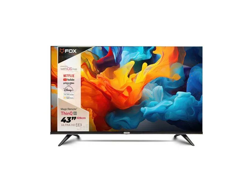FOX Televizor 43WOS626D/ Ultra HD/ WebOS Smart