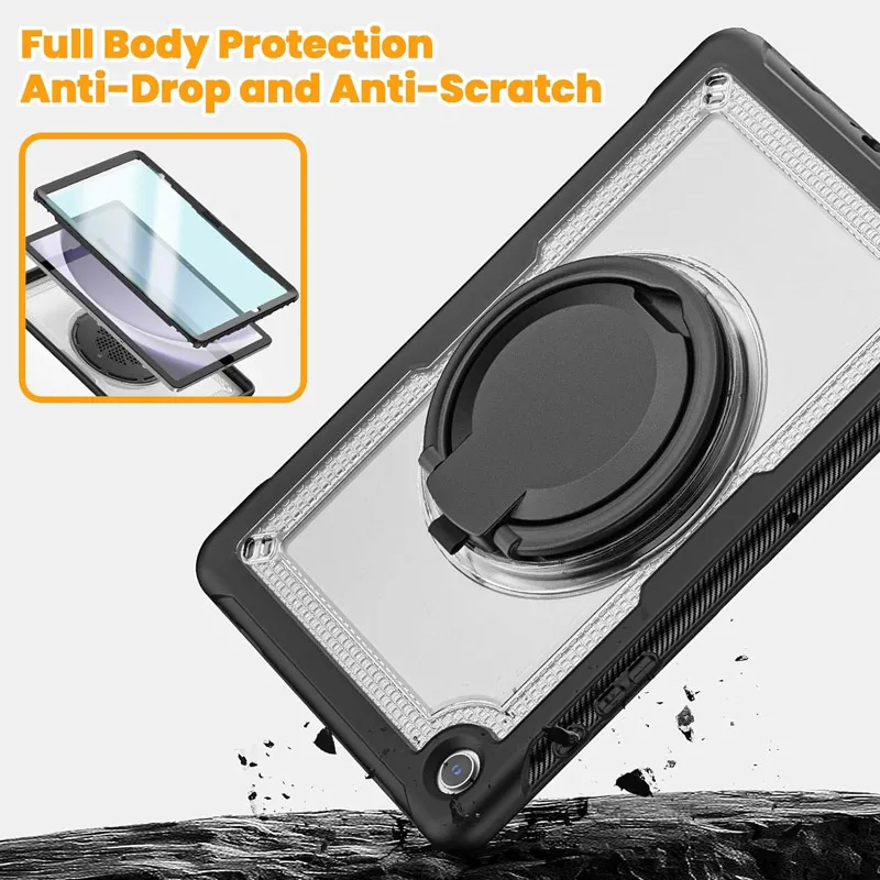 Futrola 360 Kickstand za Samsung Tab A9/ X110 transparent