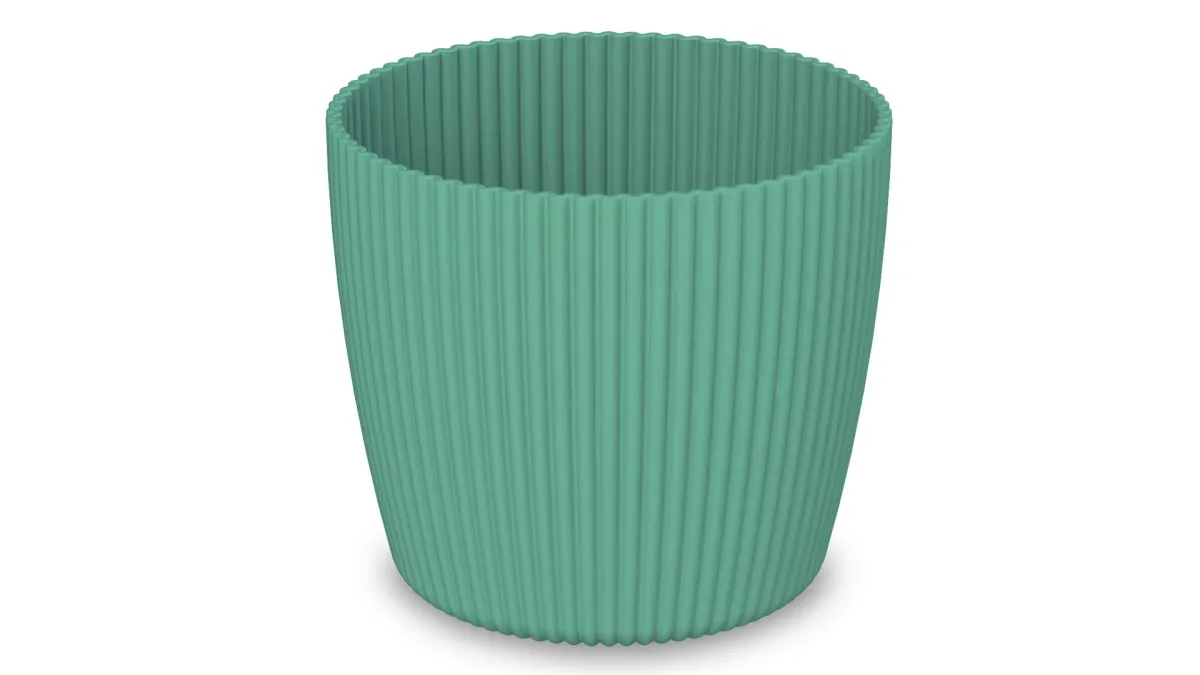GARDINO Saksija 18cm Wave/ mint