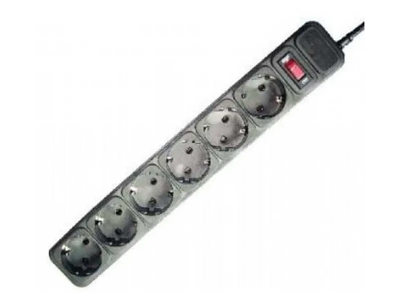 GEMBIRD Kabl Protektor SPG6-B-10 6mesta 3m Black