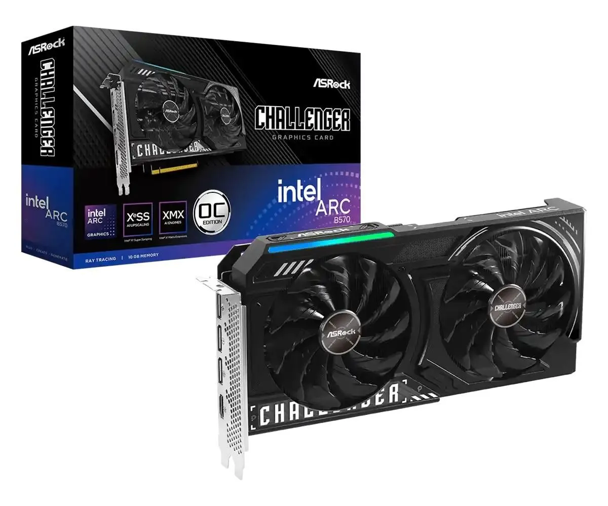 AS ROCK SVGA Asrock Intel Arc B570 Challenger 10GB OC/ B570 CL 10GO