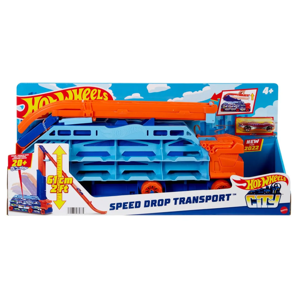 HOT WHEELS Speed drop transporter sa stazom