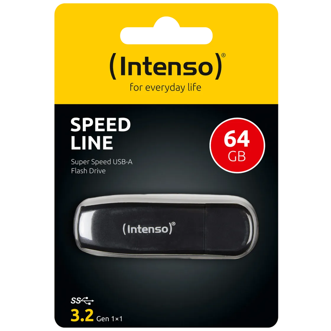 (Intenso) USB Flash drive 64GB Hi-Speed USB 3.2/ SPEED Line - USB3.2-64GB/Speed Line
