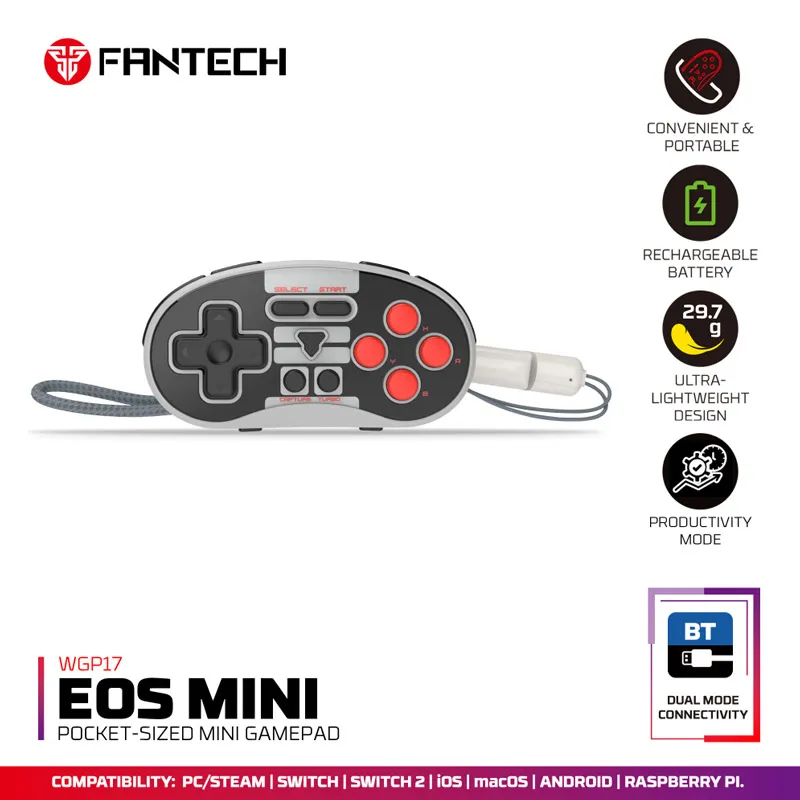 Joypad wireless Fantech WGP17 Eos mini sive