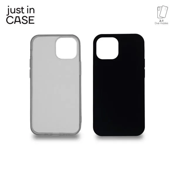 JUST IN CASE Maska 2u1 Extra case MIX za iPhone 13 MINI/ crna