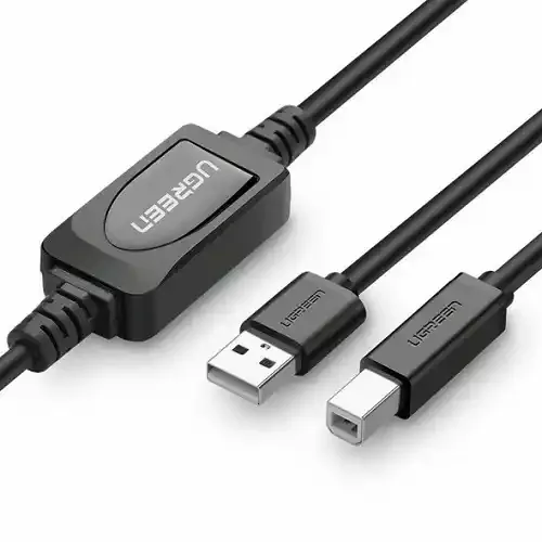 Kabl USB 2.0 Aktivni Print Ugreen US122 M/m 15m