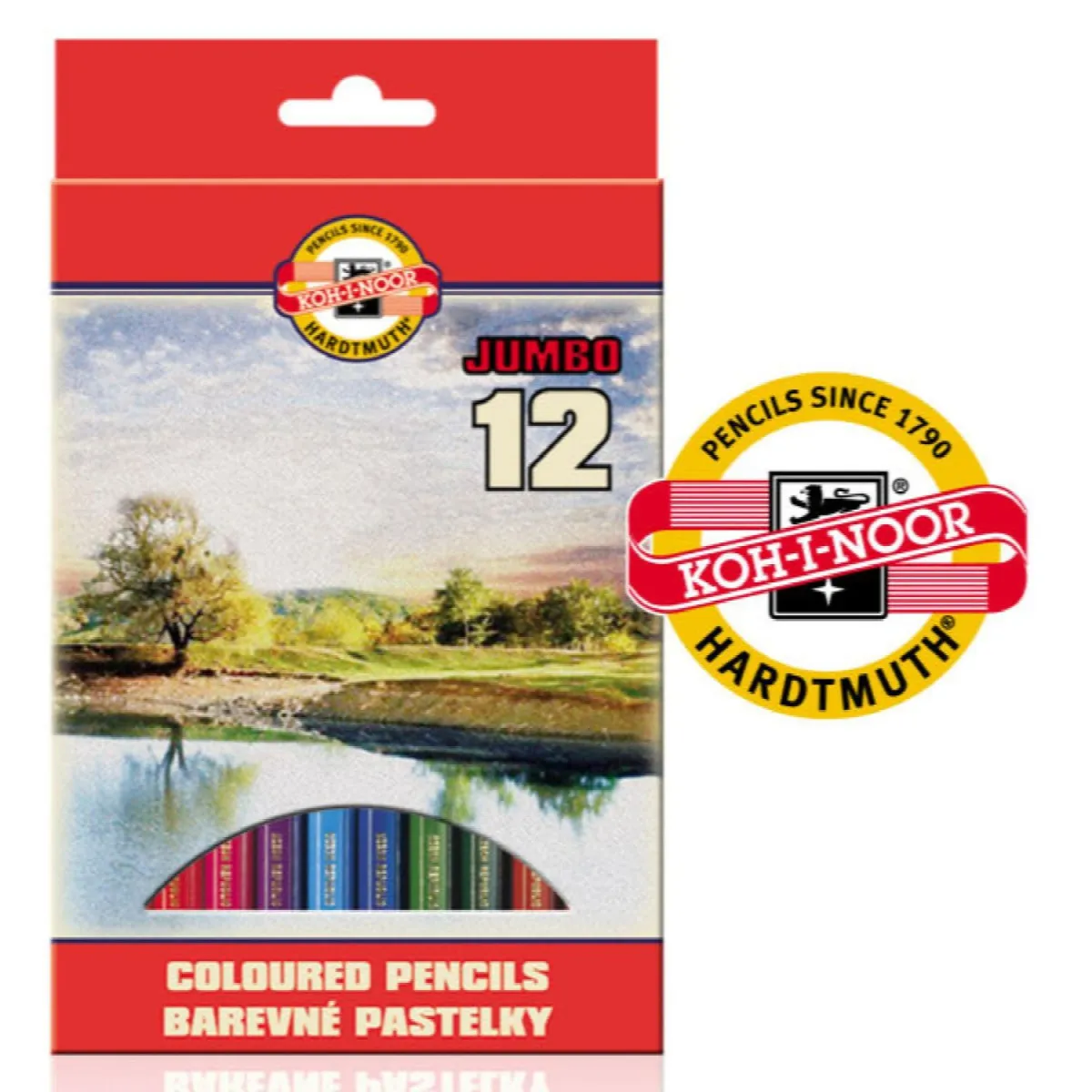 KOOH-I-NOOR Drvene bojice Jumbo/ set 1/12 3382