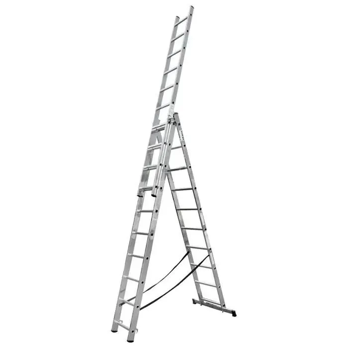 KRAUSE Corda Trodelne Aluminijumske Merdevine 3x10 - 6/15m
