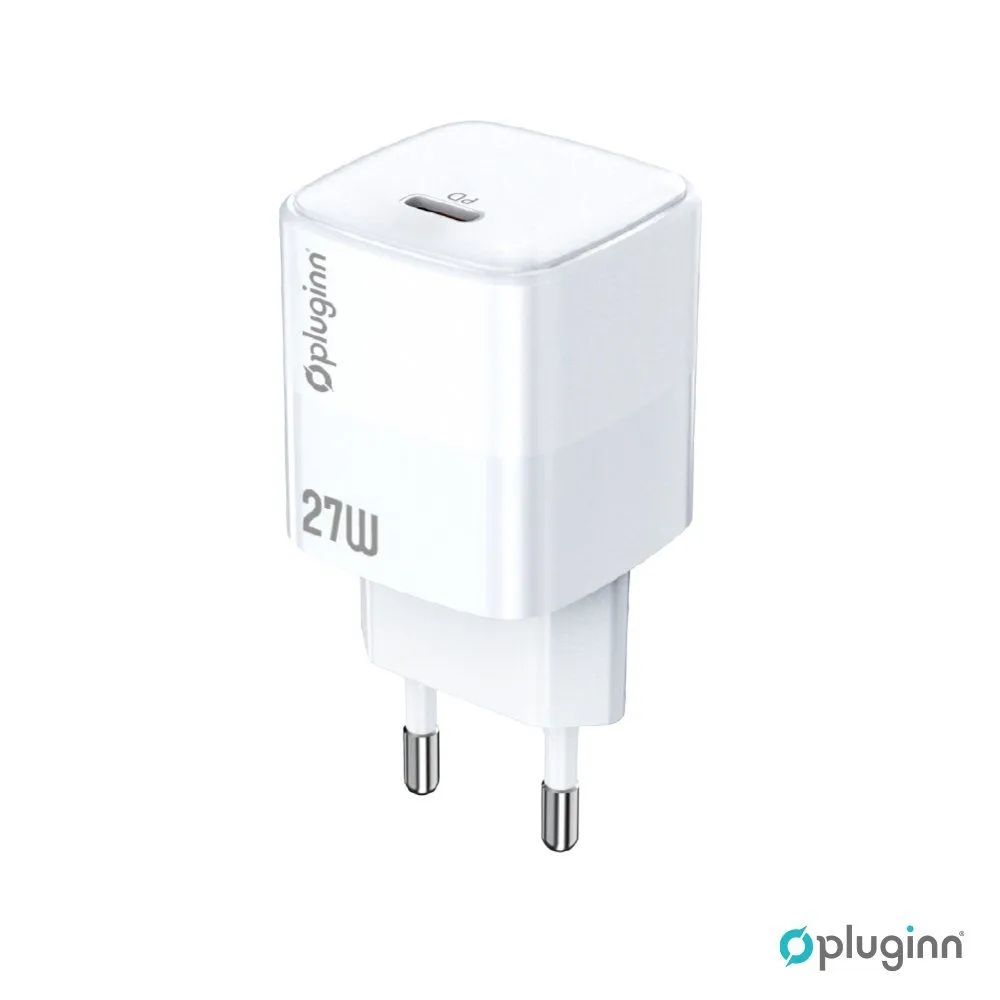 Kucni punjac Pluginn PI-D73-27w/ PD 3.0/ PPS/ 27W sa PD Type C kablom beli CE