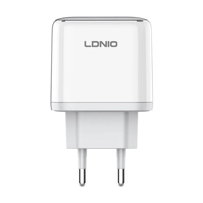 Kućni punjač LDNIO Q1415 GaN 45W Type-C na Type-C beli