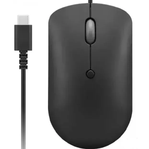 LENOVO Miš  400 USB-C  Compact crni