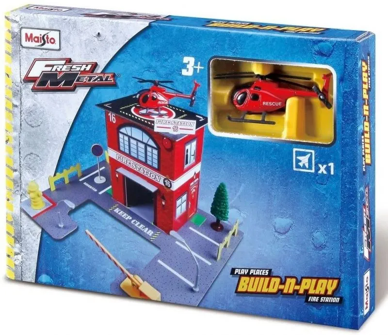 MAISTO Build-n-Play - Fire Station 12512