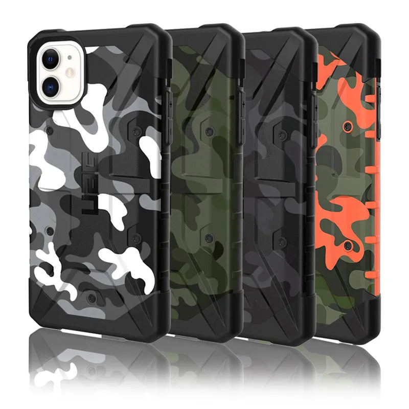 Maska za iPhone 13 Pro crno UAG Pathfinder Camo zelena