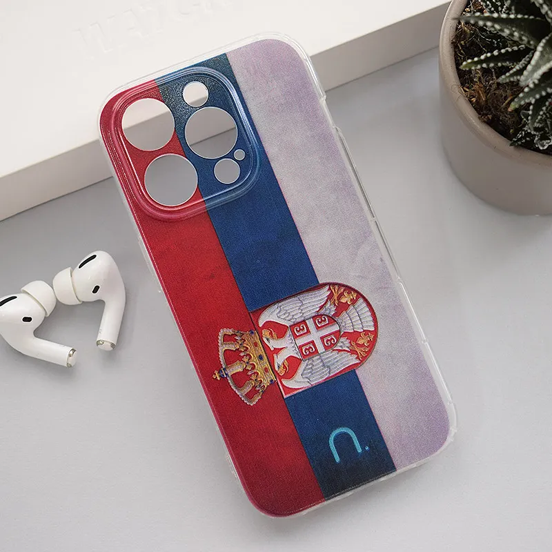 Maska za iPhone 15 Pro SRB Nanobit Print
