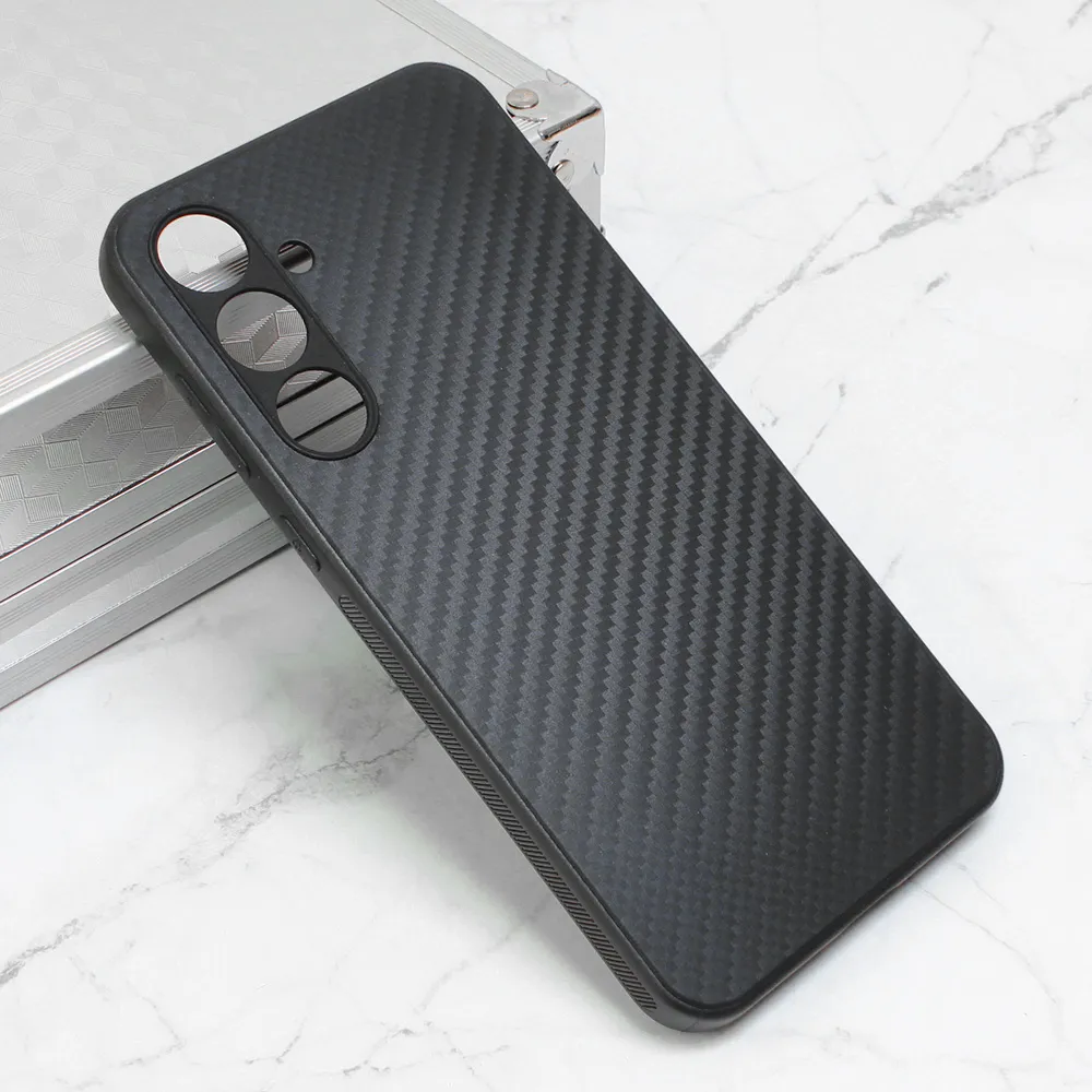 Maska za Samsung S731B Galaxy S25 FE crna Carbon fiber