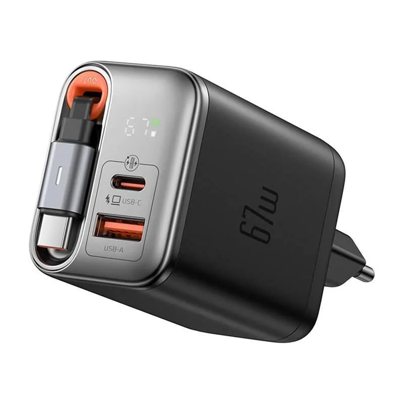 MCDODO Punjač CH-4100/ 67W/ sa kablom USB-C/ (65cm)/ crna