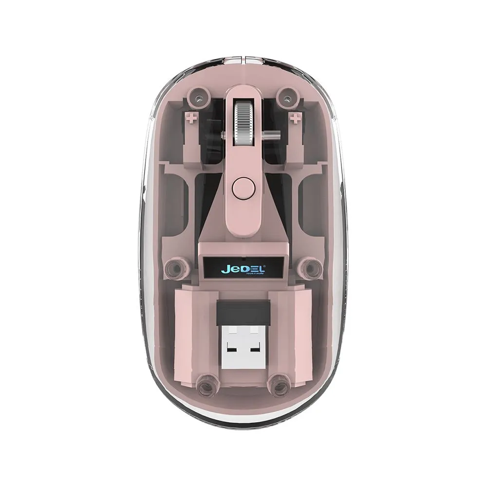 JEDEL Bežični miš Dual Modes 2in1 WD131P pink