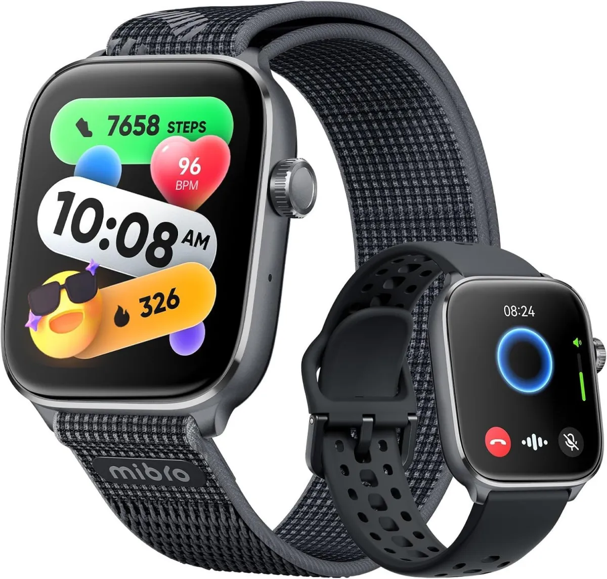MIBRO Pametni sat FIT BLACK/ GPS/ 2 narukvice/ crna