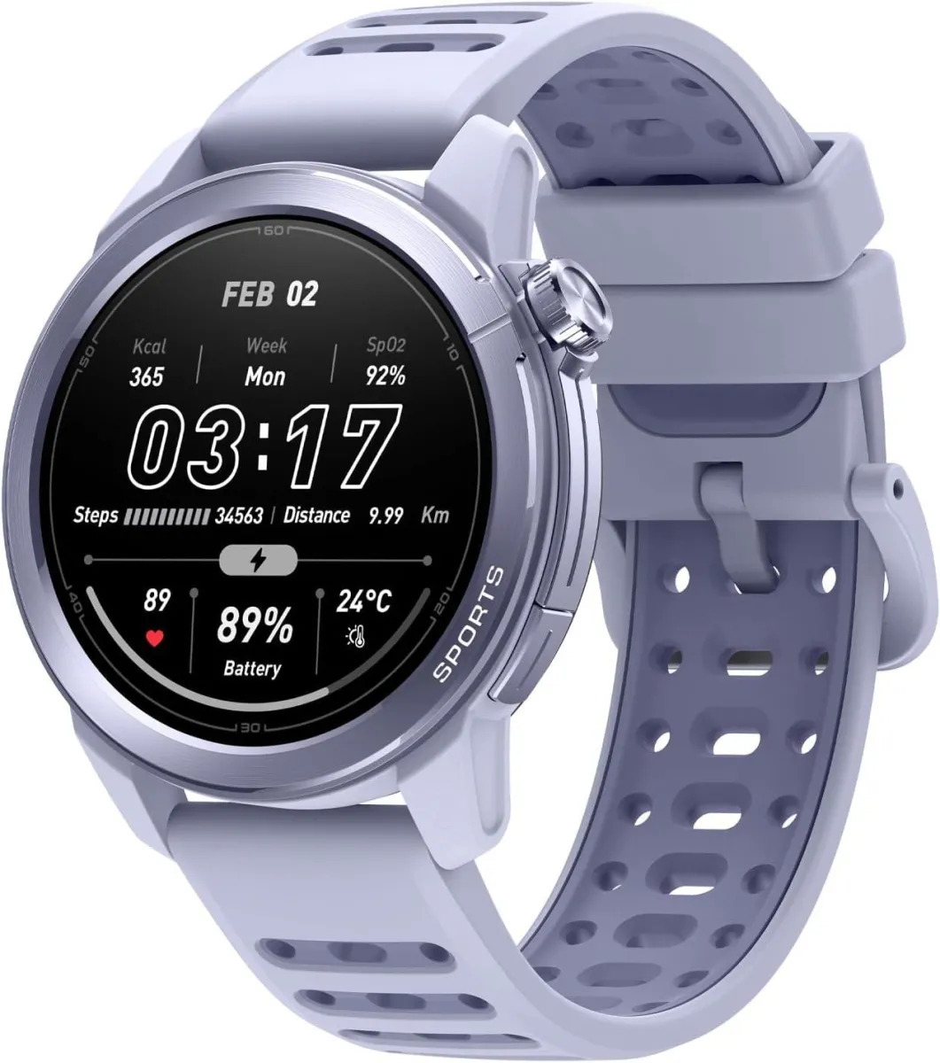 MIBRO Pametni sat GS ACTIVE2/ GPS/ 2 narukvice/ ljubičasta