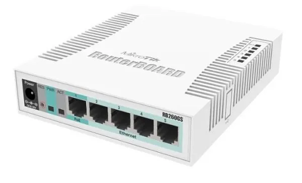 MIKROTIK CSS106-5G-1S Switch 5x RJ45 1000Mb/s/ 1x SFP
