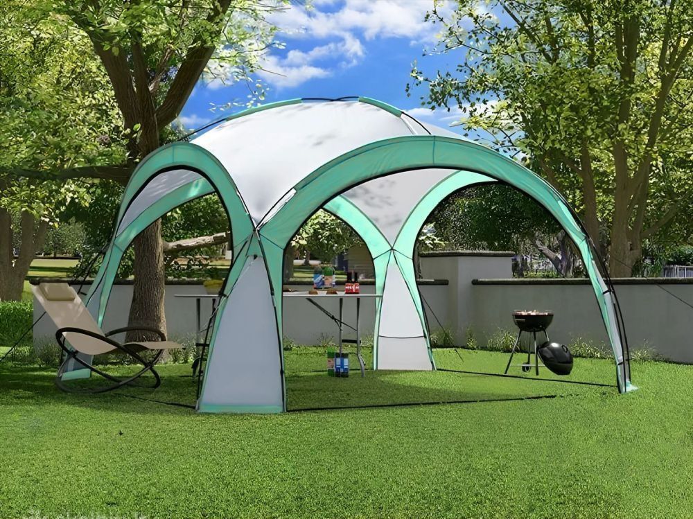 MODERNHOME Baštenski šator/ zelena/siva