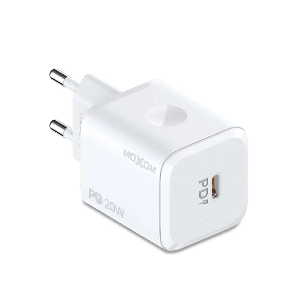 MOXOM Kućište punjača MX-HC163/ Type-C PD/ 20W/ bela