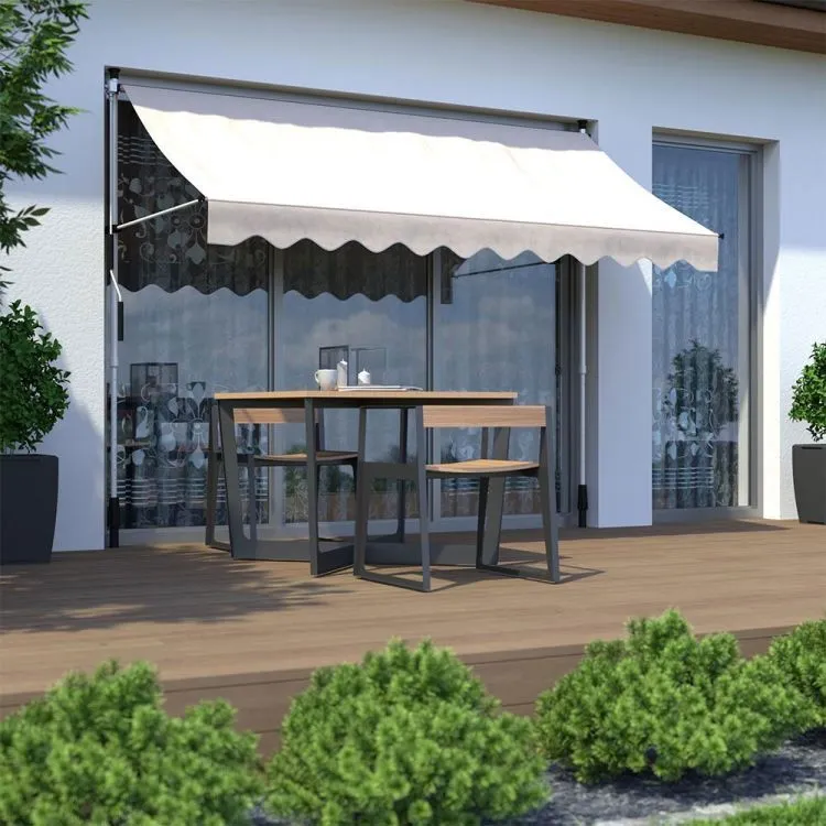 MULTIGARDEN Tenda za terasu i balkon sa podešavanjem visine 2x1.2m beige