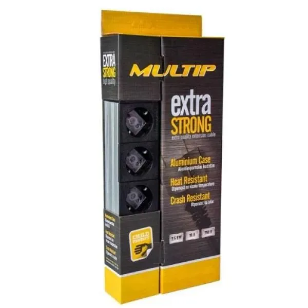 MULTIP Produžni kabl 1001244 sa 7 utičnica/prekidač/5m