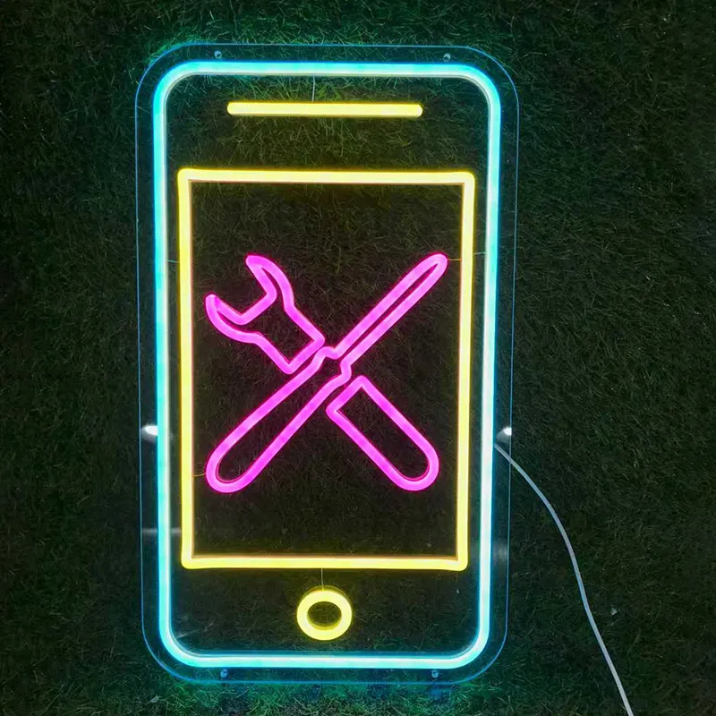 NEON svetleci reklamni znak Servis