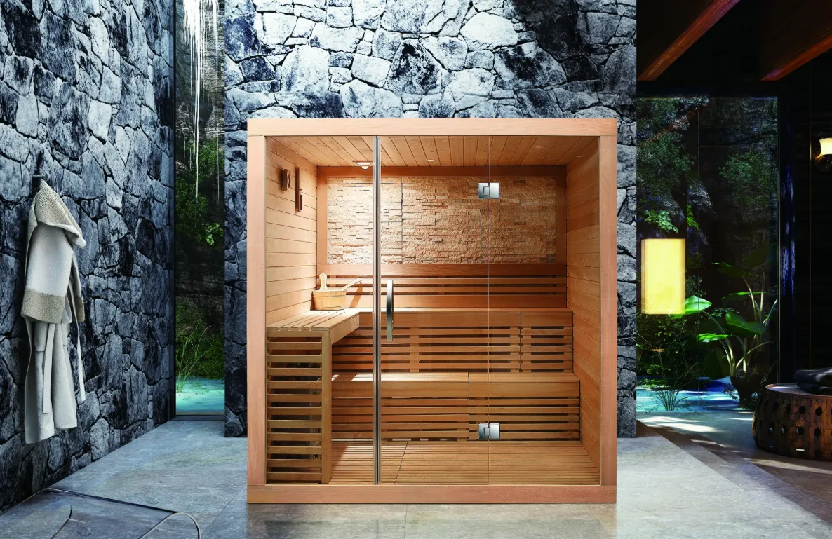 Nero Sauna soba kanadski Hemlock 1800x1500x2000mm