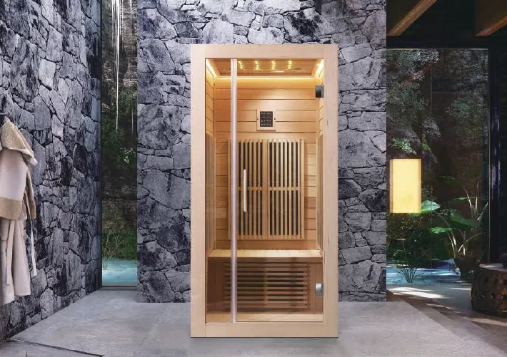 Nero Sauna soba kanadski Hemlock Infrared 1200x900x1900mm