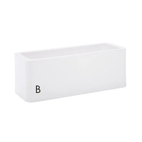 NICOLI Calipso matt/ žardinjera 50x20x18 cm/ bela
