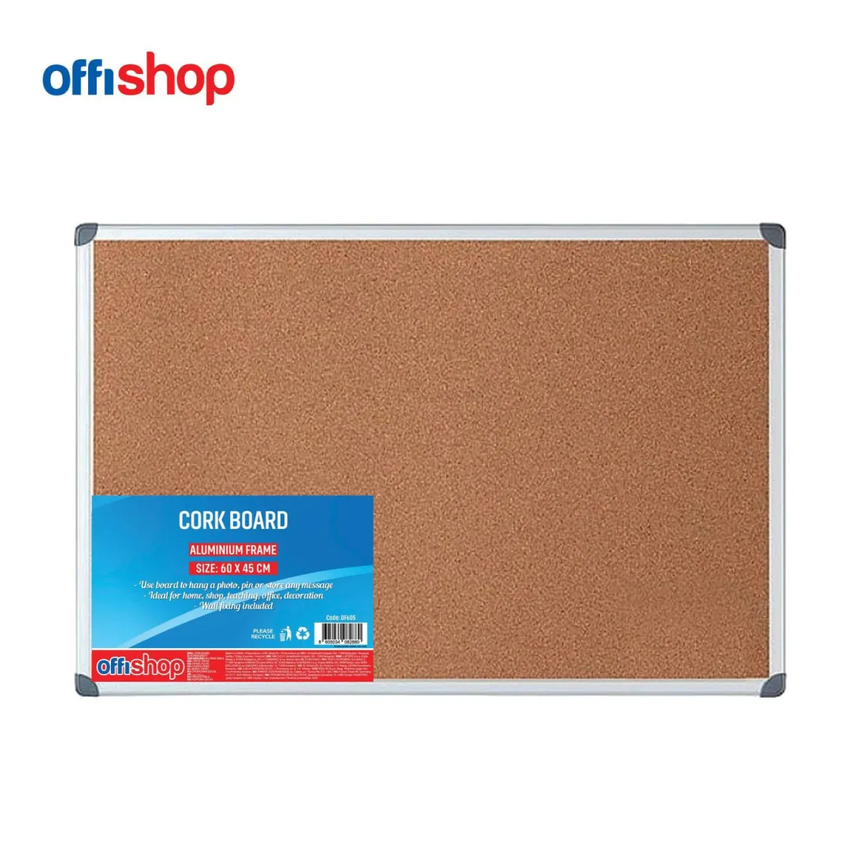 OFFISHOP Plutana tabla ALU ram 60x45cm OF605
