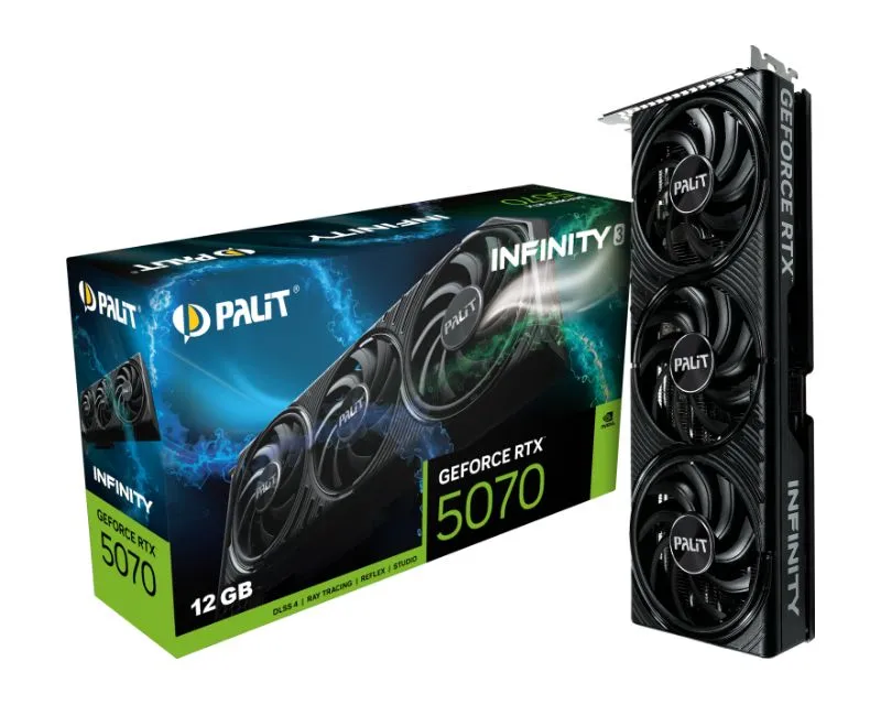 PALIT Grafička karta GeForce RTX 5070 12GB 192bit Infinity 3