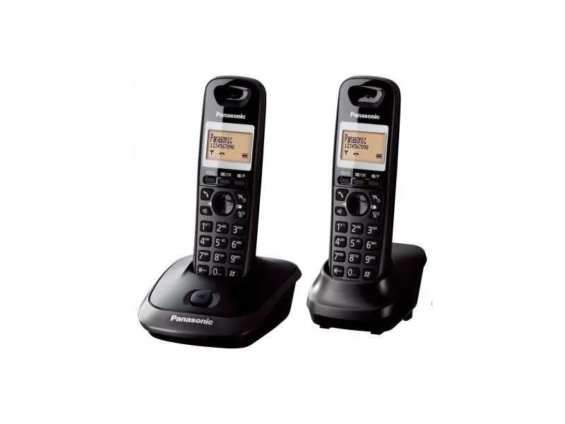 PANASONIC Bežični telefon KX-TG2512FXT DUO/ crna