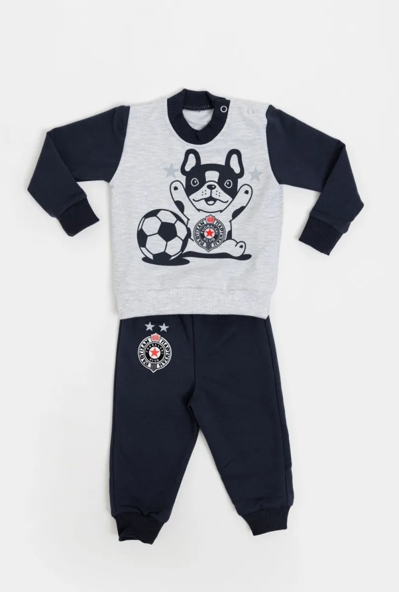 PARTIZAN Trenerka Buldog/ teget/siva