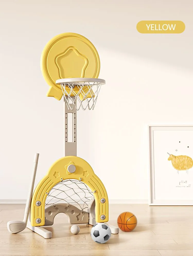 PREMIUM STIL Dečiji multifunkcionalni koš Žuta Zvezda