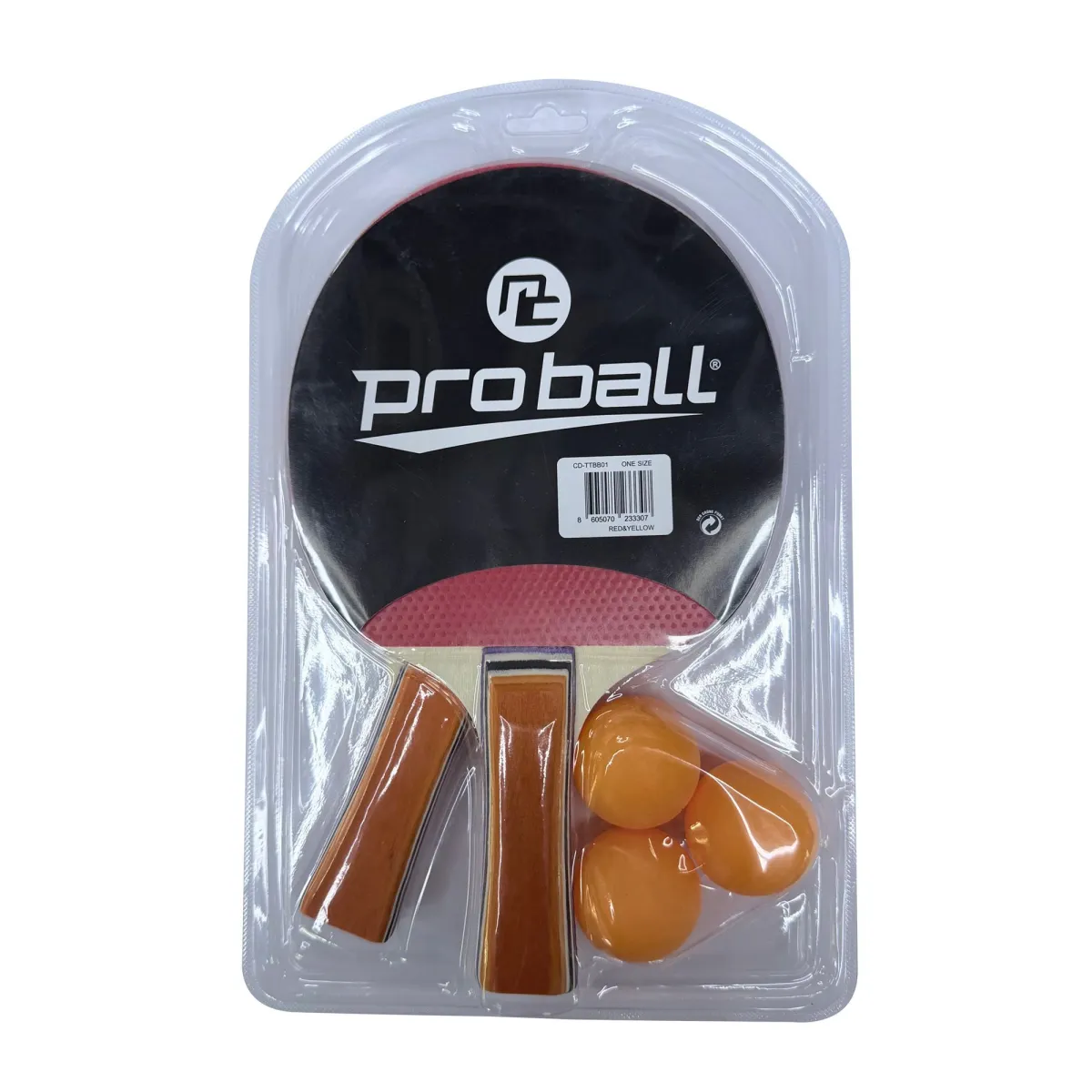 PROBALL Reketi za stoni tenis set spinova U