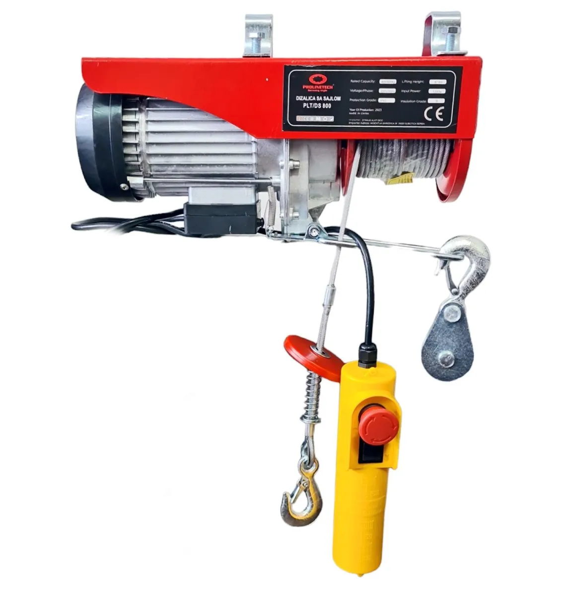 PROLINETECH Dizalica sa sajlom - Vrabac 400/800kg Germany Style PLT/DS800