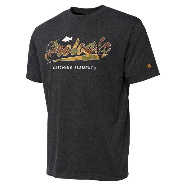 PROLOGIC CAMO LOGO T-SHIRT/ M -GREY MELANGE