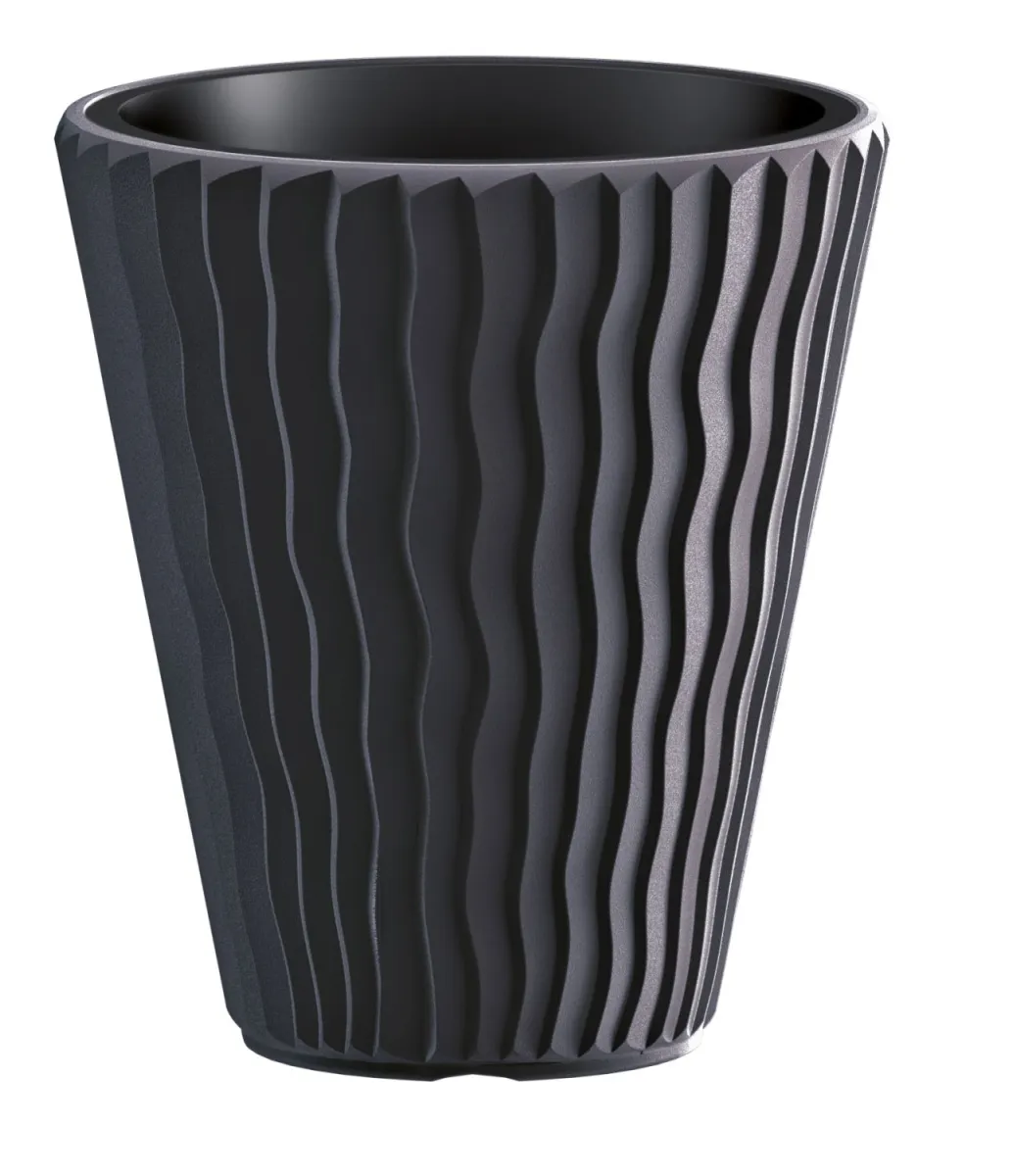 PROSPERPLAST Saksija 39x44cm Sandy/ antracit