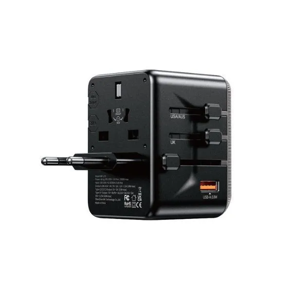Punjač WEKOME WP-U70 65W Univerzalni GaN Crni