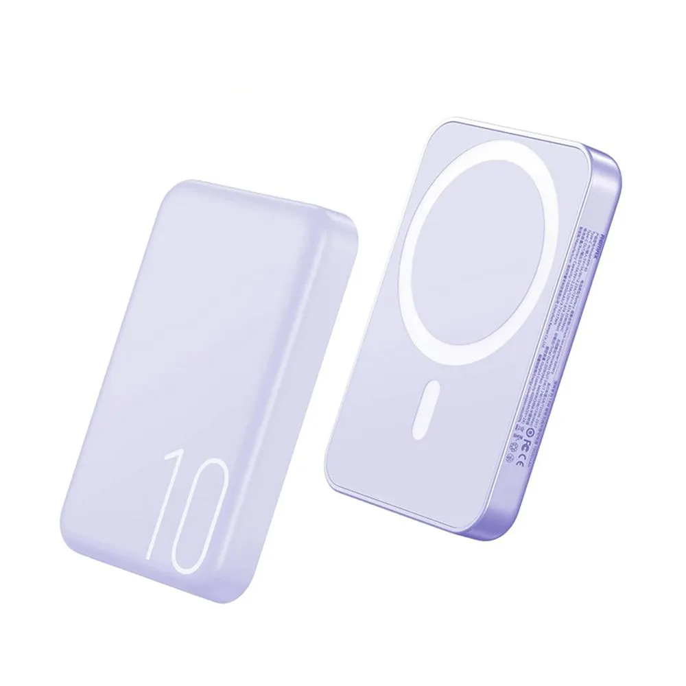 Power Bank MagSafe REMAX Usion RPP-65 PD20W + wireless 15W 10000mAh ljubicasti