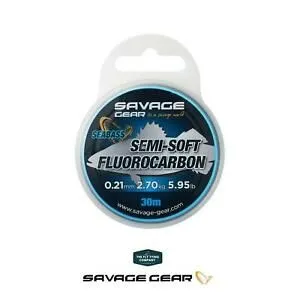 SAVAGE GEAR FLUOROCARBON SG SEMI-SOFT LRF 0/17MM / 30M