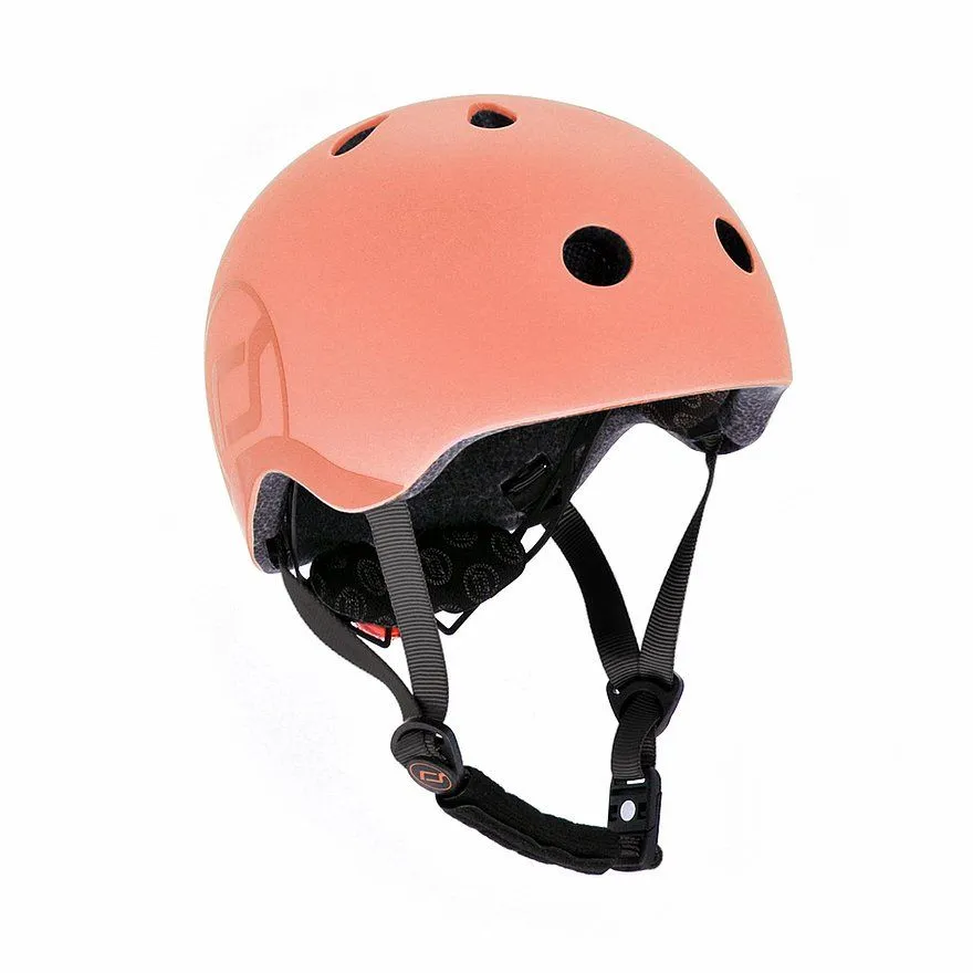 SCOOT AND RIDE Kaciga za decu Peach S-M